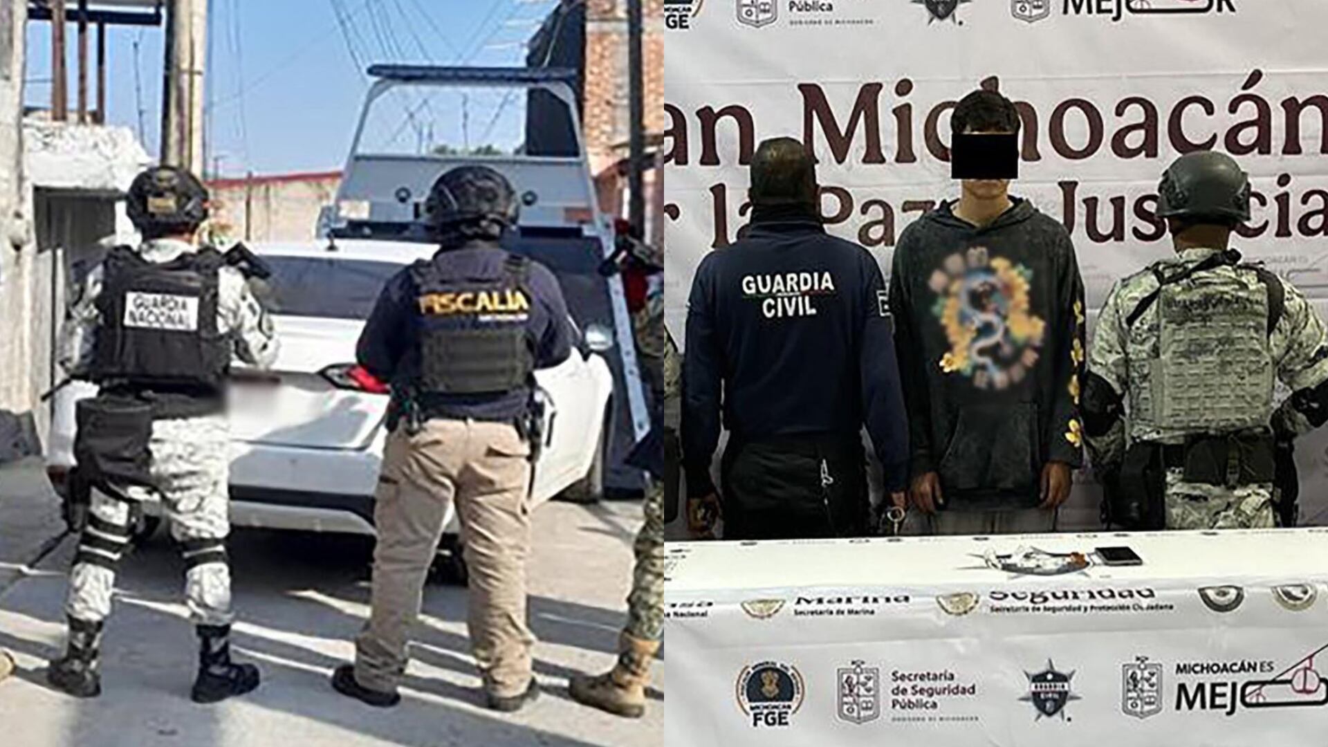 Aseguramiento informado por las autoridades en el marco del Plan Michoacán. Crédito: Gabinete de Seguridad