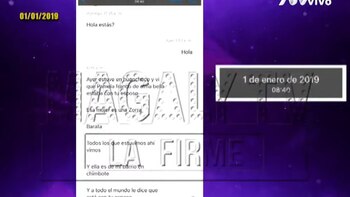 Pamela López recibió un inusual