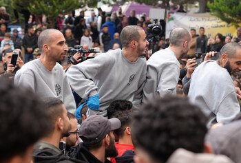 Los terroristas palestinos son recibidos