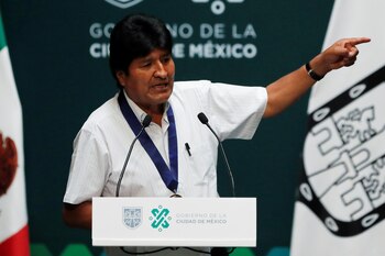 Evo Morales en Ciudad de