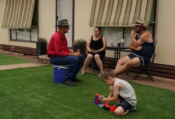 El pastor David Shrimpton, de