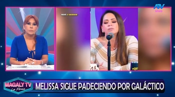 Magaly Medina não escondeu a sua indignação com estas versões e considerou gravíssima a propagação de acusações infundadas. Captação: Magaly TV La Firme.