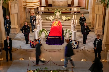 Los detalles del funeral de Harald V. (EFE/EPA/FREDRIK VARFJELL / POOL NORWAY OUT)