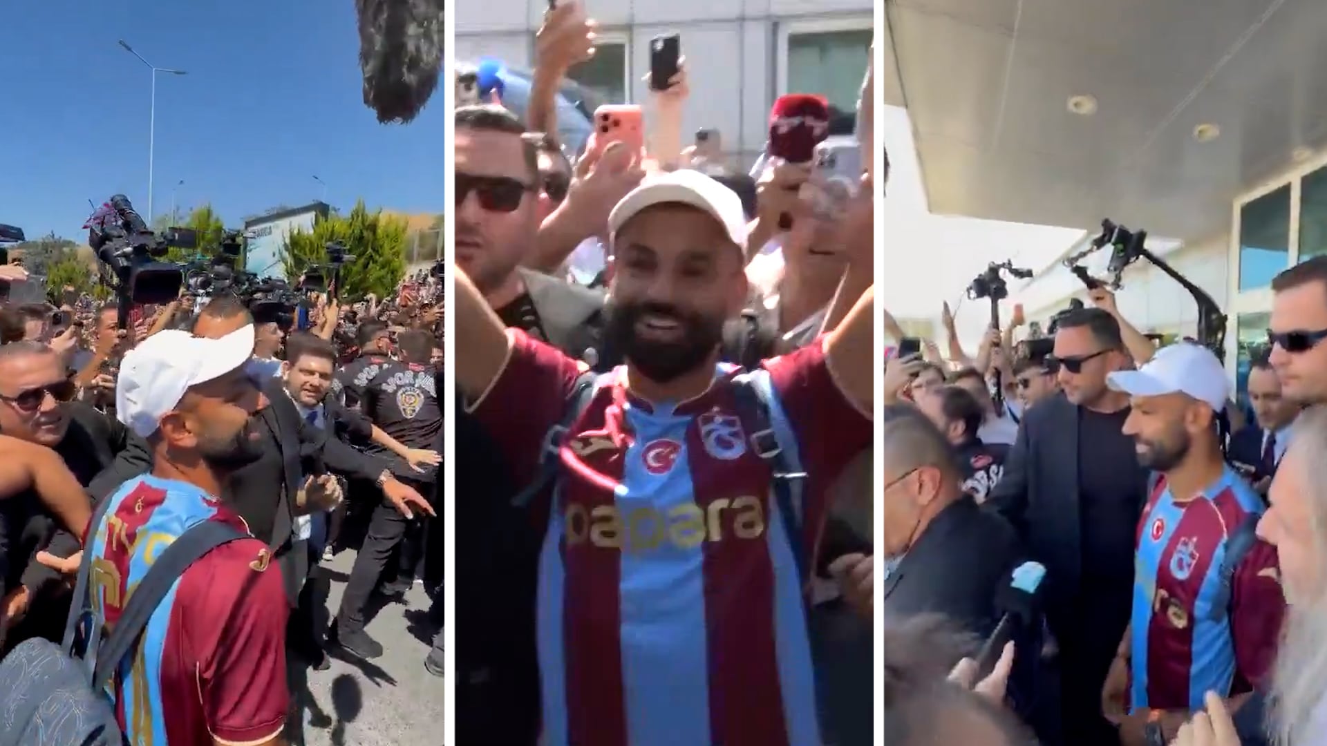 Tras su despedida de Liverpool, Mohamed Salah aterrizó para firmar en su nuevo club y tuvo un masivo recibimiento en el aeropuerto