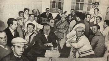 También fue a ver a la Celeste en su concentración, les cantó y compartió chistes con ellos antes de ser campeones del mundo