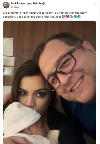 El primogénito del Presidente presentó