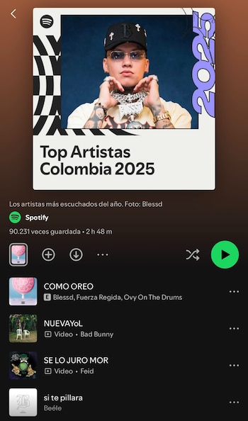 El paisa desplazó a Bad