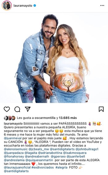 Tomado de Instagram @lauramayolo