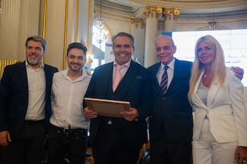 Los legisladores porteños Matías López,