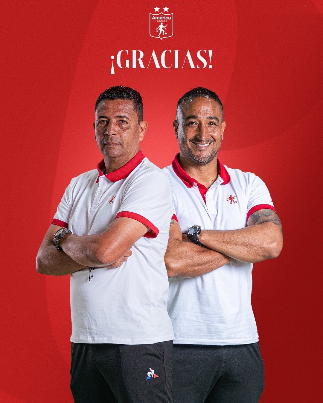 Jhon Tierradentro terminó su vínculo con el América de Cali previo a los cuadrangulares de la Liga Femenina - crédito América de Cali Femenino