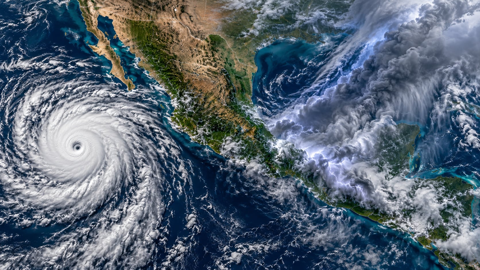 Huracán Trudy continúa en categoría 2 y Frente frío no. 2 ocasiona fuertes lluvias: el clima en México hoy domingo 18 de octubre