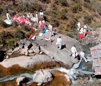 Derrame de Zinc en aguas