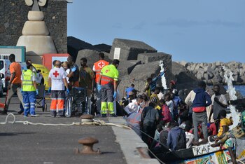 Trabajadores de la Cruz Roja