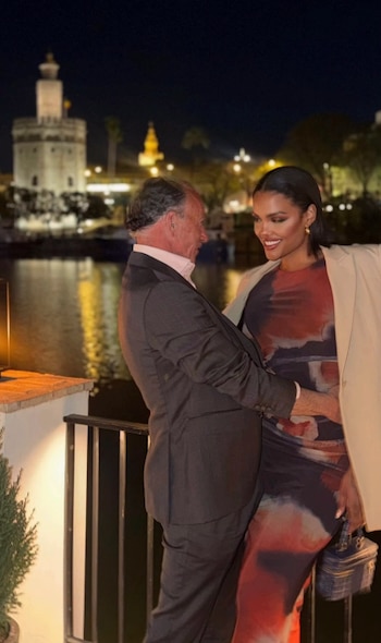 Pepín Liria y su novia Drágana (Instagram)