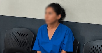 Angélica María Mairena López enfrentará un juicio oral y público por presunto parricidio el 2 de octubre en Managua./ (Canal 14 TLM)