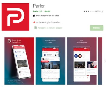 Parler, la alternativa a Twitter