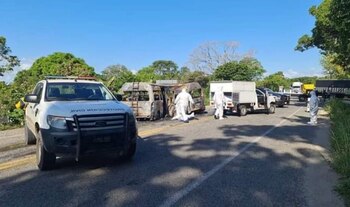 El accidente ocurrió a las