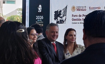 Santiago Nieto buscará la gubernatura de Querétaro en 2027.
FOTO: Diana Morán Reyes