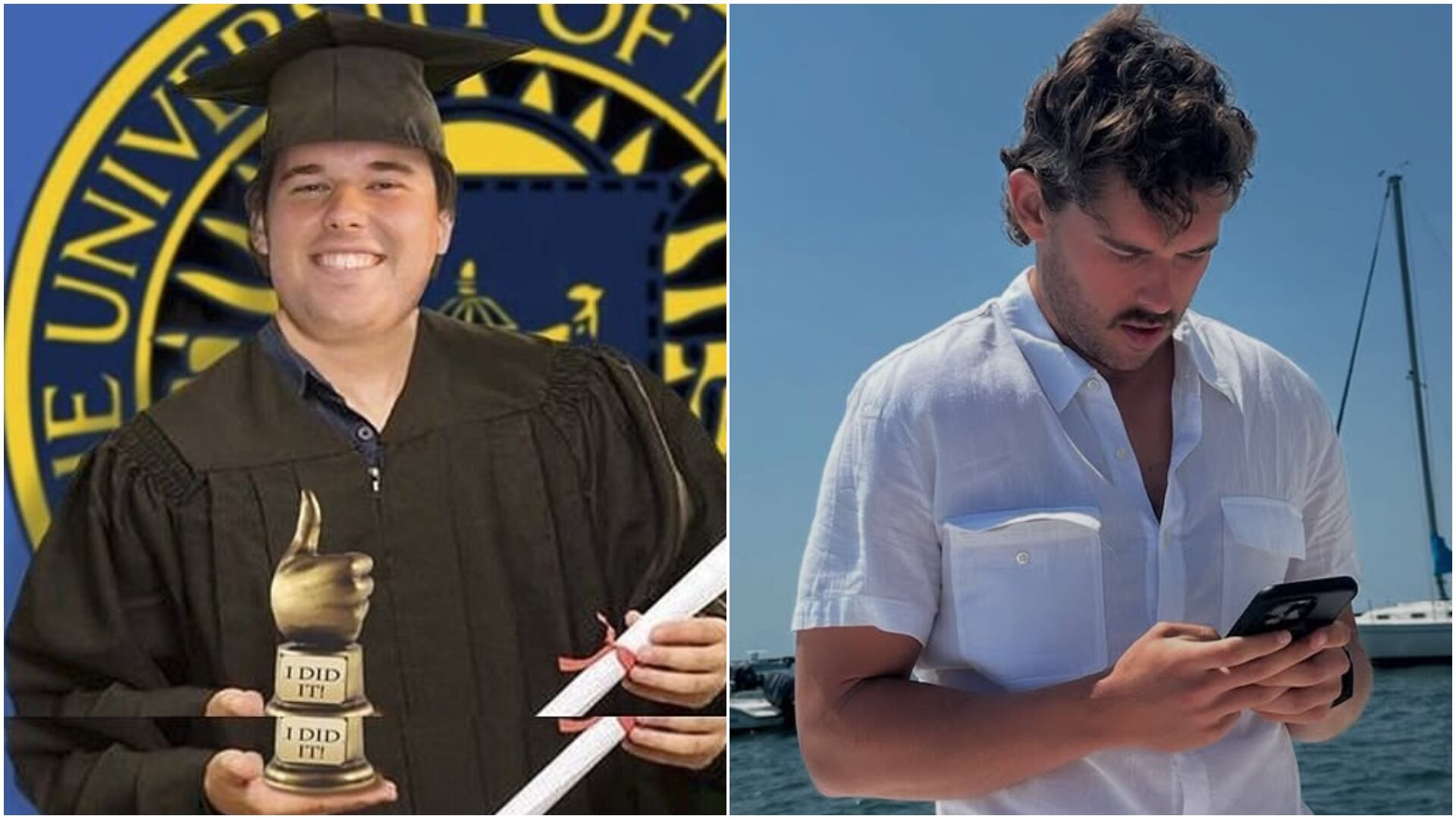 Christopher Schwarzenegger, de 27 años, luce una figura renovada en imágenes familiares recientes tras más de cinco años de adaptación de hábitos saludables (Instagram/@schwarzenegger/@katherineschwarzenegger)