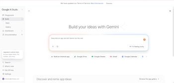 El código generado por la IA permite a los usuarios iniciar con la creación de su app. (Google)