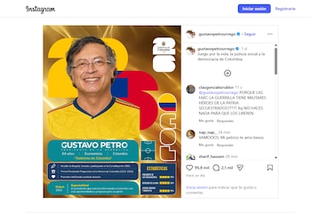 La publicación generó respaldo y críticas hacia el mandatario, convirtiéndose en tema de tendencia digital - crédito @gustavopetrourrego/Instagram