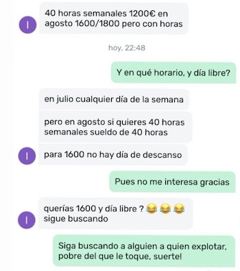 La oferta laboral que ha