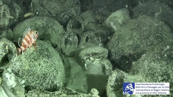 ACCIONA Energía localiza un pecio de más de 2.500 años de antigüedad en Calibria (Italia) con cargamento de 300 ánforas