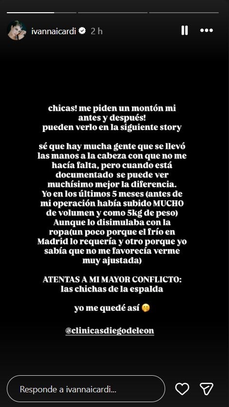 La influencer reveló que la incomodidad física y emocional motivó su decisión de someterse a una remodelación estética