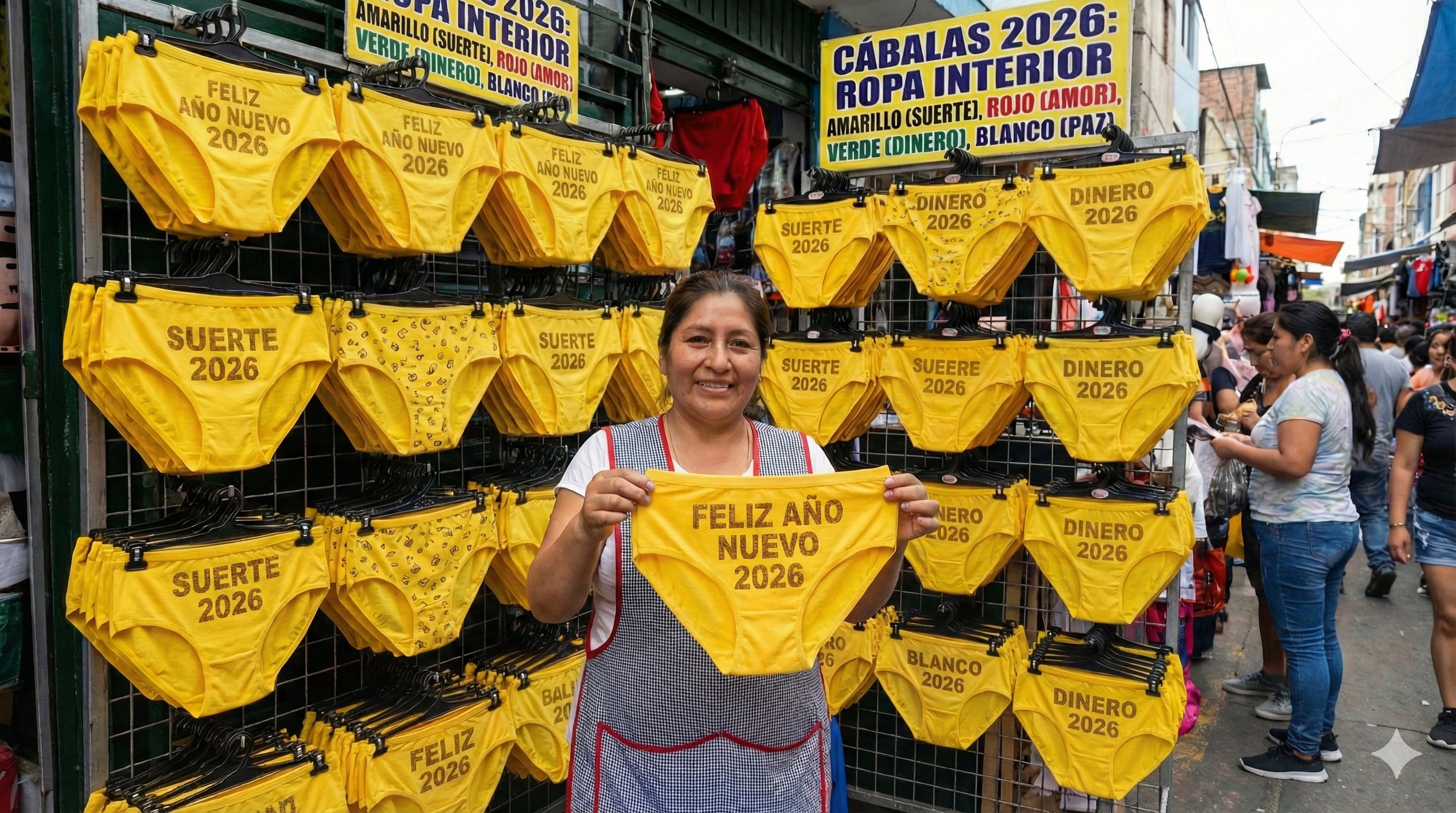 El amarillo, símbolo tradicional del dinero, amplía su significado hacia la prosperidad y la confianza para el año entrante. - Crédito: Infobae / Gemini / Imagen ilustrativa