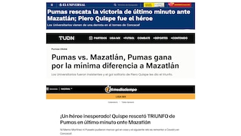 La reacción de algunos medios