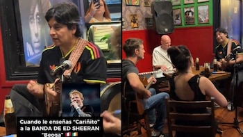 Banda de Ed Sheeran tocó cumbia peruana junto a Lucho Quequezana: “Imposible resistirse a nuestra música”