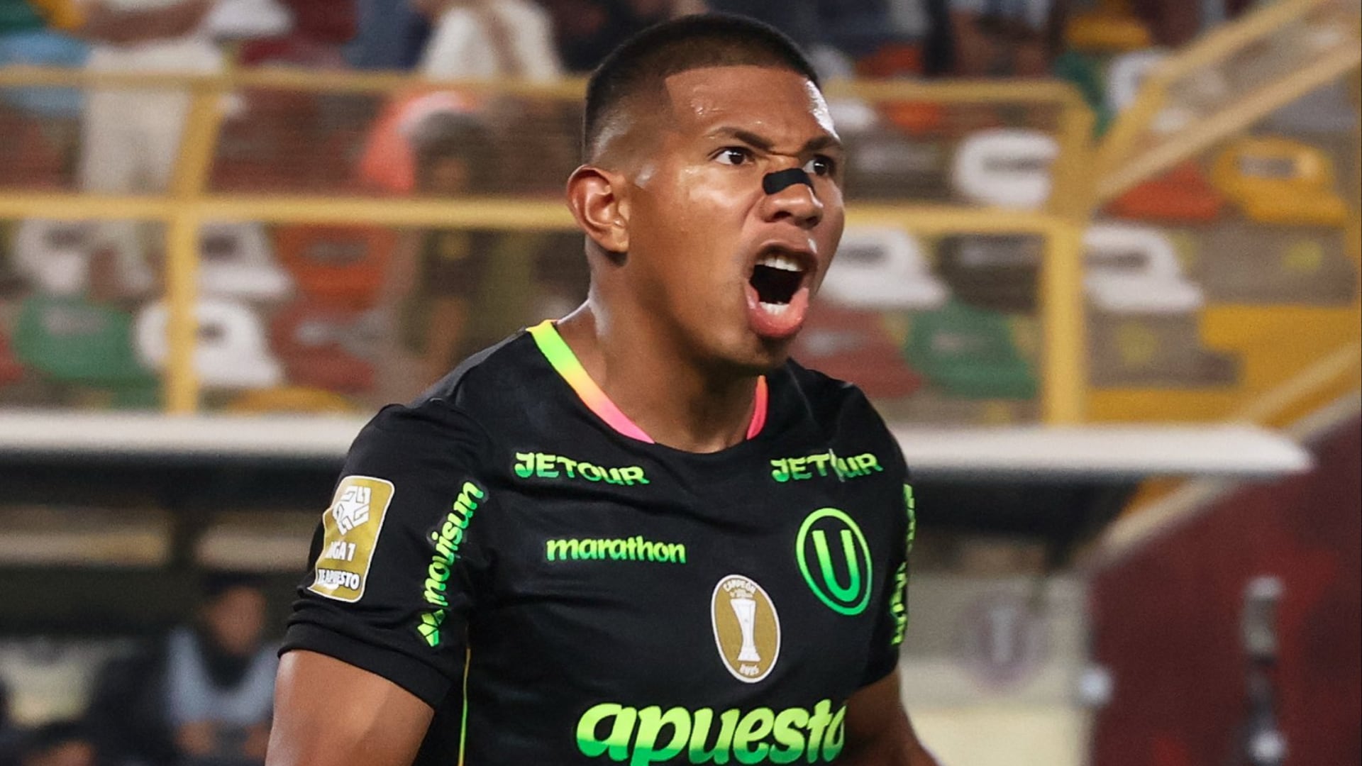 Edison Flores anotó el único gol de Universitario en la derrota ante Alianza Atlético. Crédito: Diego Mendoza