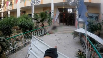 Los terroristas respondieron con fuego