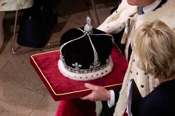 La corona que lució Camila