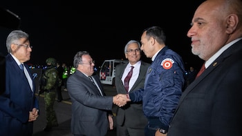 Los presidentes de Ecuador y