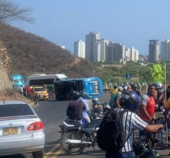 El conductor relató que la