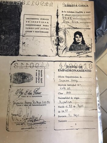 Su documento de identidad