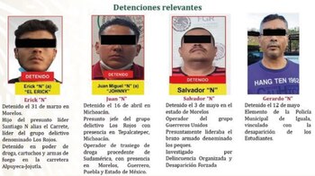 Detenciones relevantes de los últimos