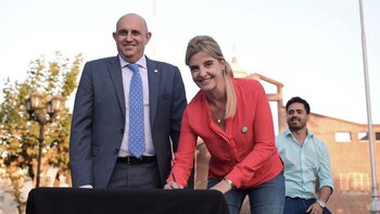 La intendente de Cañuelas, Marisa