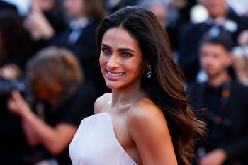 Renata Notni poses on the red carpet during arrivals for the screening of the film "Emilia Perez" in competition at the 77th Cannes Film Festival in Cannes, France, May 18, 2024. REUTERS/Clodagh Kilcoyne