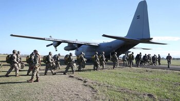 Ejercicio militar en Córdoba