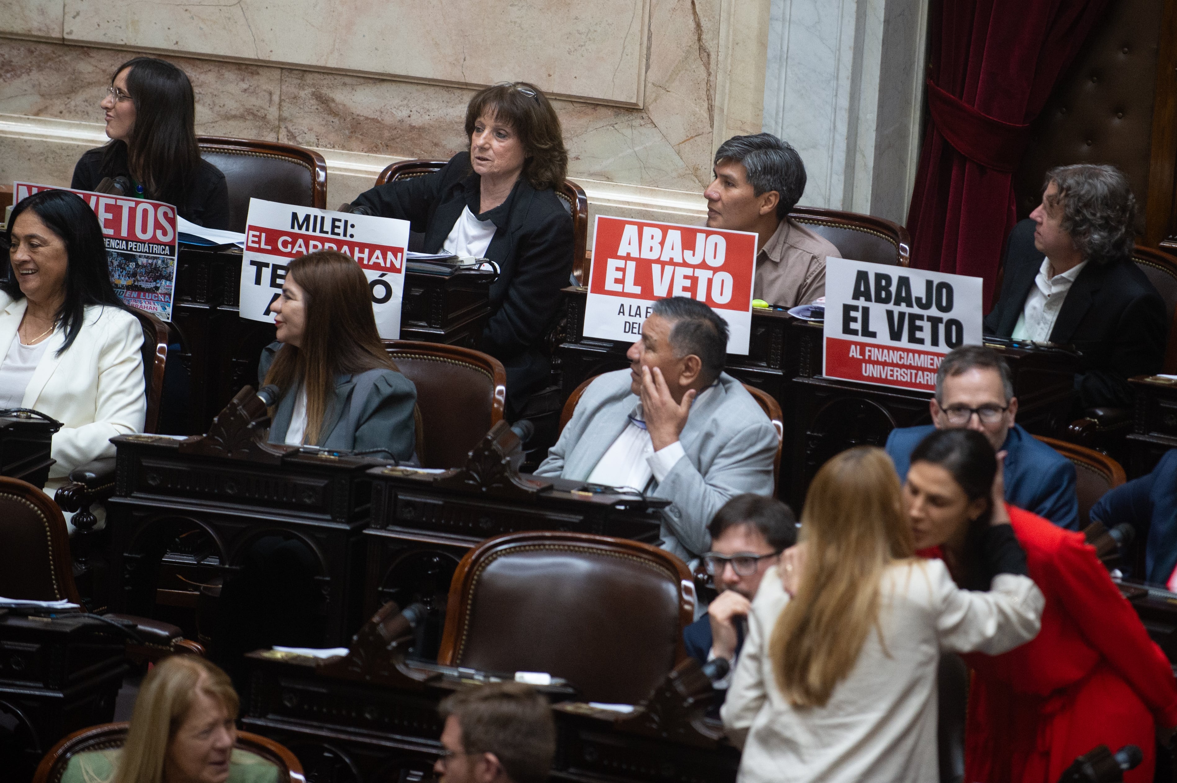 El sector opositor en Diputados