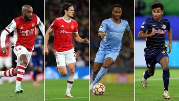 Lacazette, Cavani, Sterling y Adeyemi: