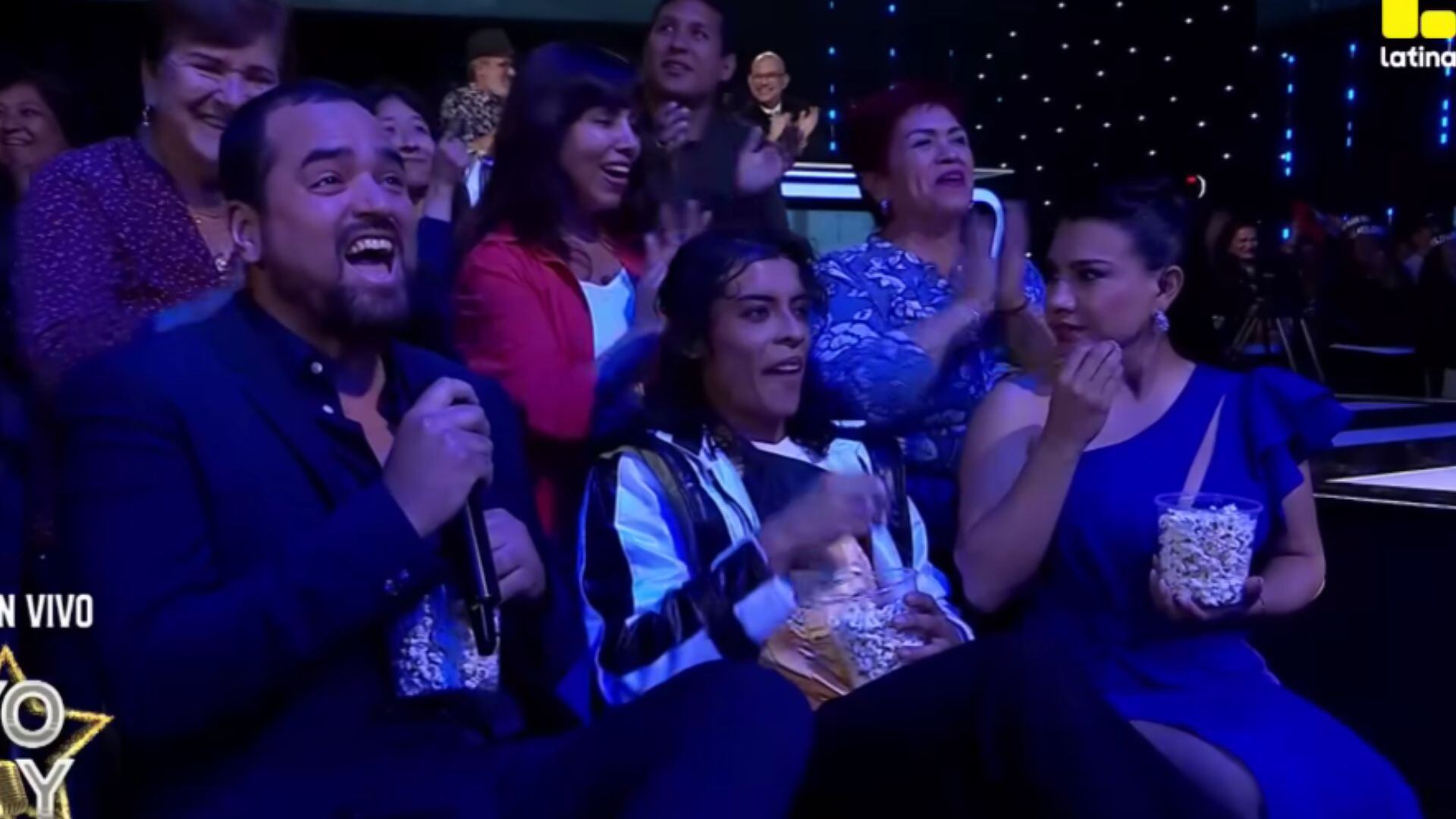 Michael Jackson de ‘Yo Soy’: Gabriela Villanueva recrea escena icónica de “Thriller”. Captura de TV - Latina.