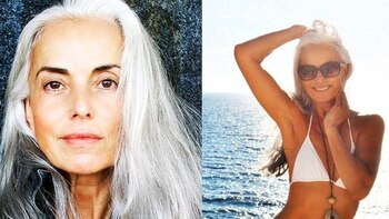 La abuela de 63 años