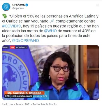 Conferencia de prensa sobre COVID-19