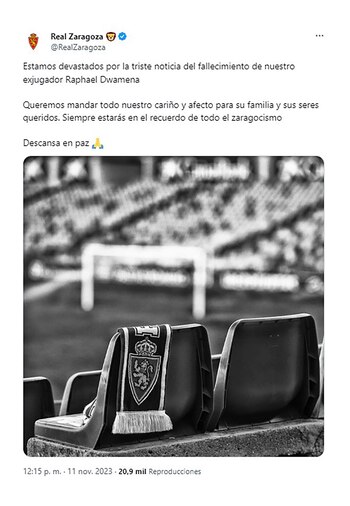 La despedida del Zaragoza tras