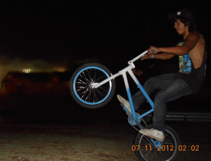 Tabella practicaba BMX desde su adolescencia