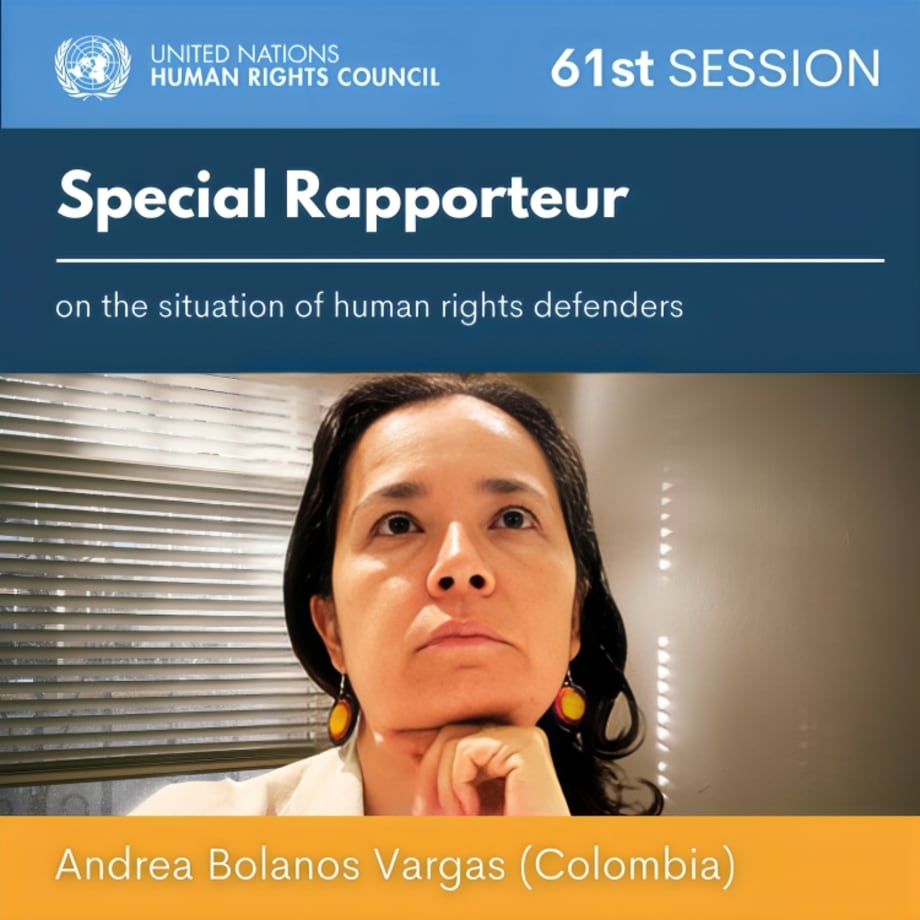 Bolaños será la quinta relatora de este mandato desde su creación en el año 2000 - crédito @onucolombia/X