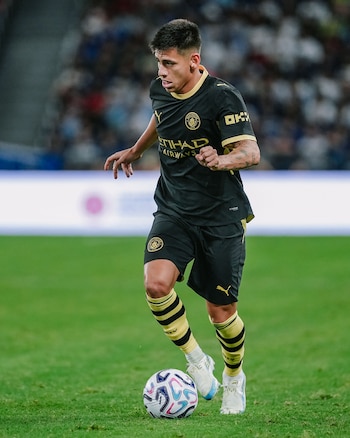 El diablito echeverri sumó minutos en Manchester City